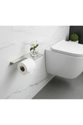 Paslanmaz Çelik Raflı Tuvalet Kağıtlık - Modern Banyo Aksesuarı
