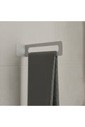 Açık Gri Galvaniz Metal Havluluk - Modern Banyo Havlu Askısı