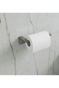 Premium Koyu Gri Yapışkanlı Metal Tuvalet Kağıtlık - Banyo Düzenleyici