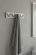 Açık Gri Galvaniz Metal Çok Amaçlı Askılık - Modern Banyo Ve Antre Askısı