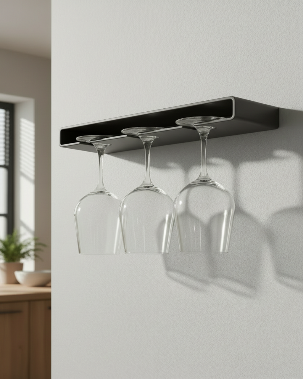 3-Cup Dark Gray Holder