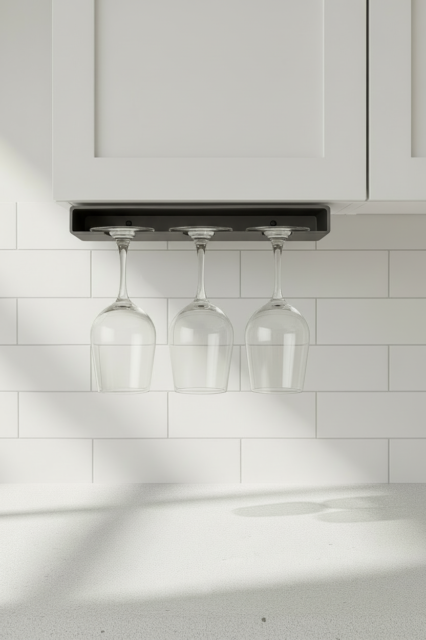 3-Cup Dark Gray Holder