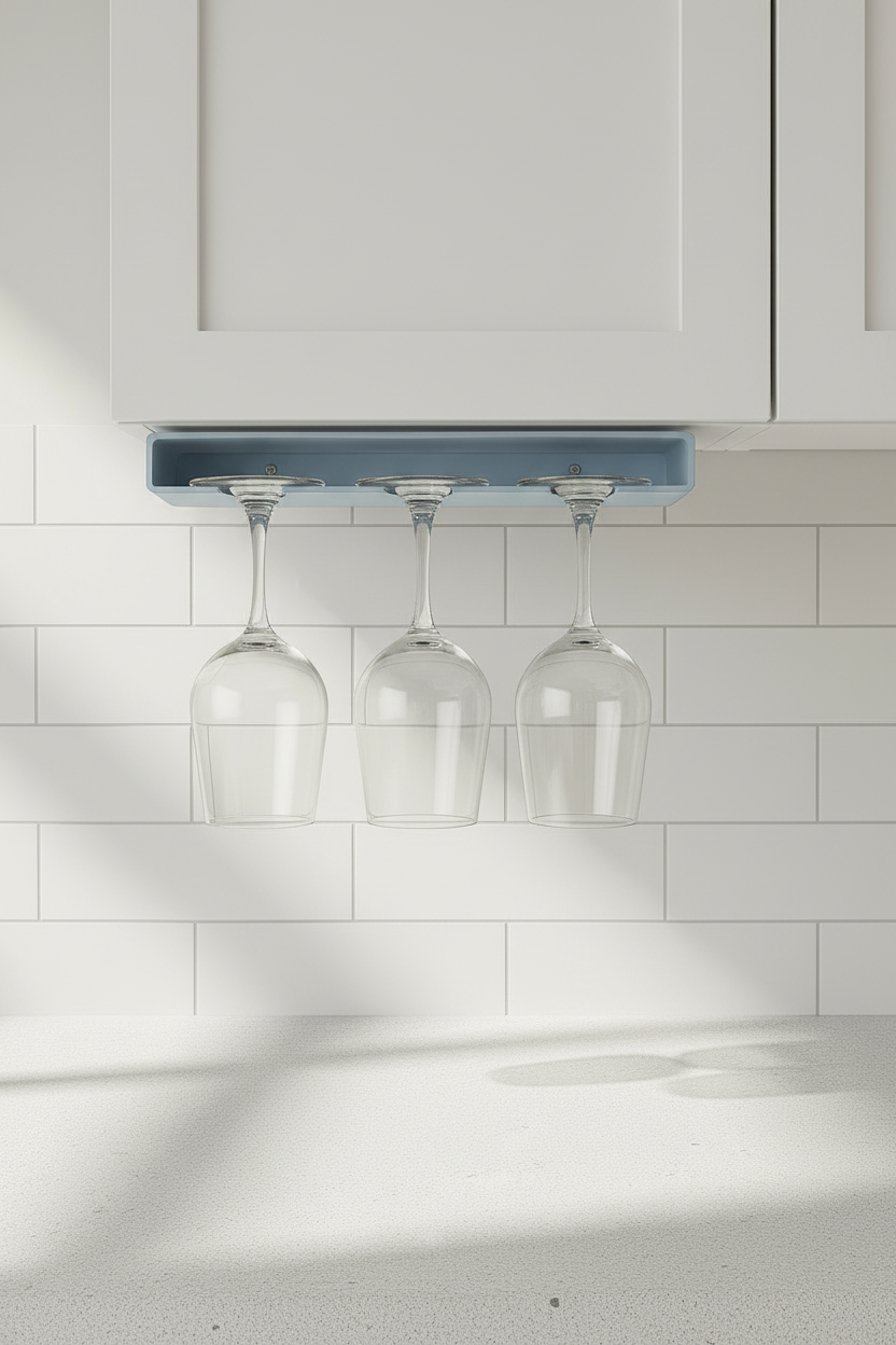 3-Cup Light Gray Holder