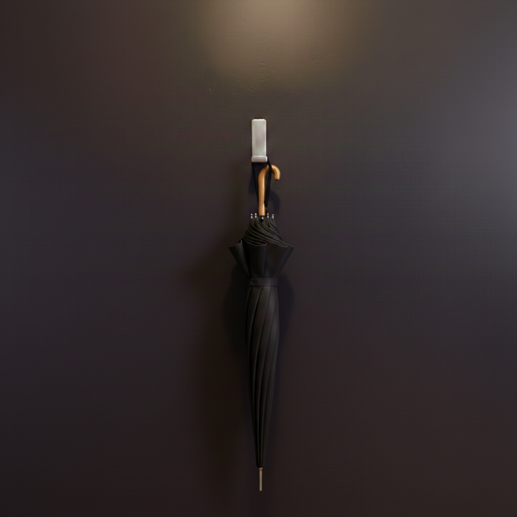 Premium Paslanmaz Çelik Yapışkanlı Duvar Askısı - Modern Banyo Ve Antre Askılığı