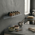 Mimari Form Window Grey Galvaniz Metal Baharatlık - Mutfak Düzenleyici