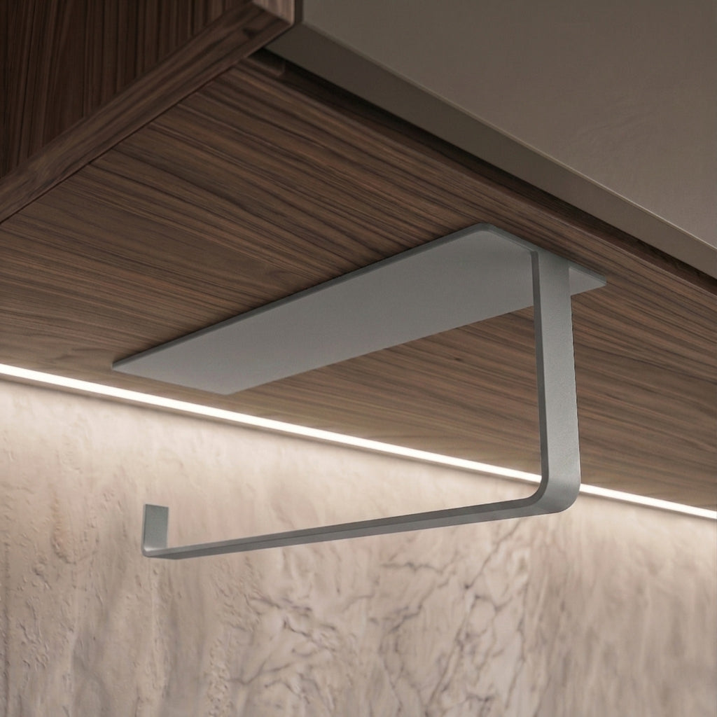 Çok Amaçlı Window Grey Galvaniz Metal Mutfak Havluluğu - Estetik Düzen