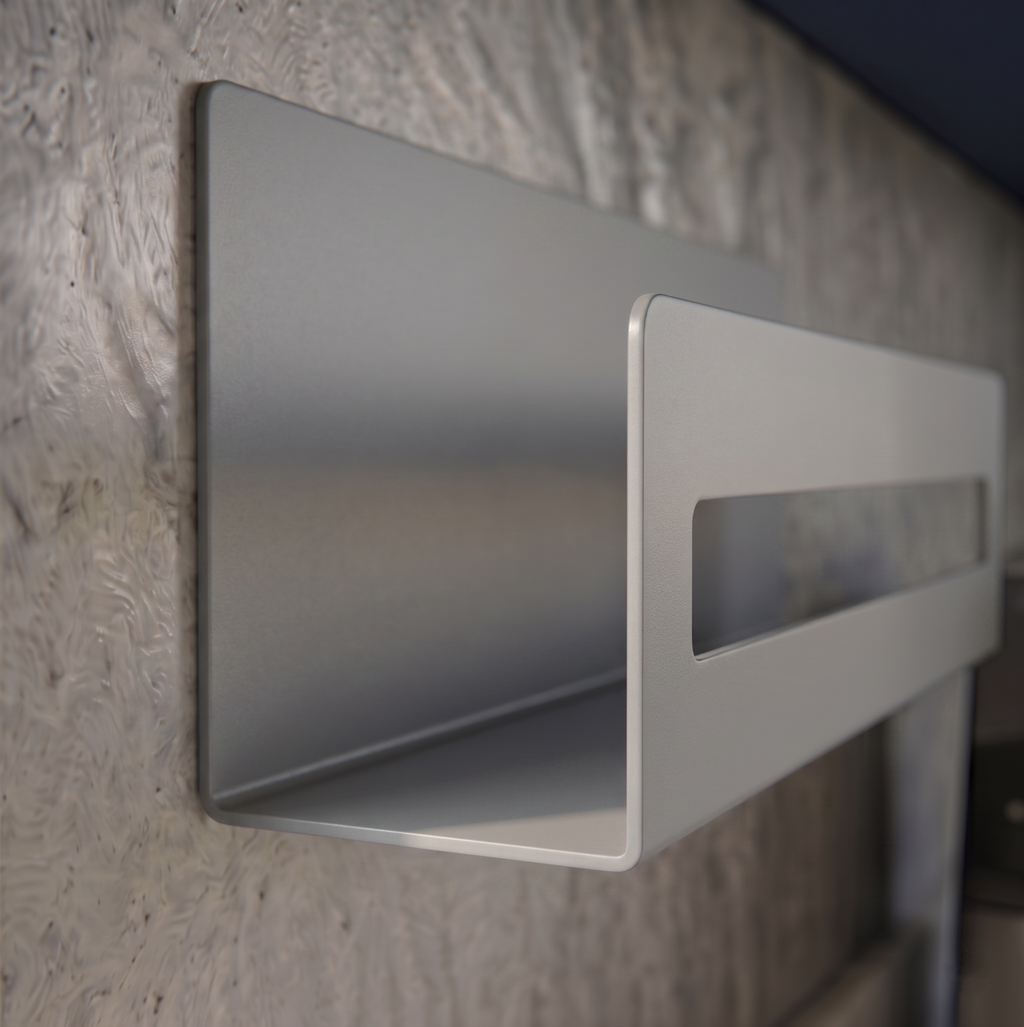 Modern Window Grey Galvaniz Metal Baharatlık - Fonksiyonel Düzen