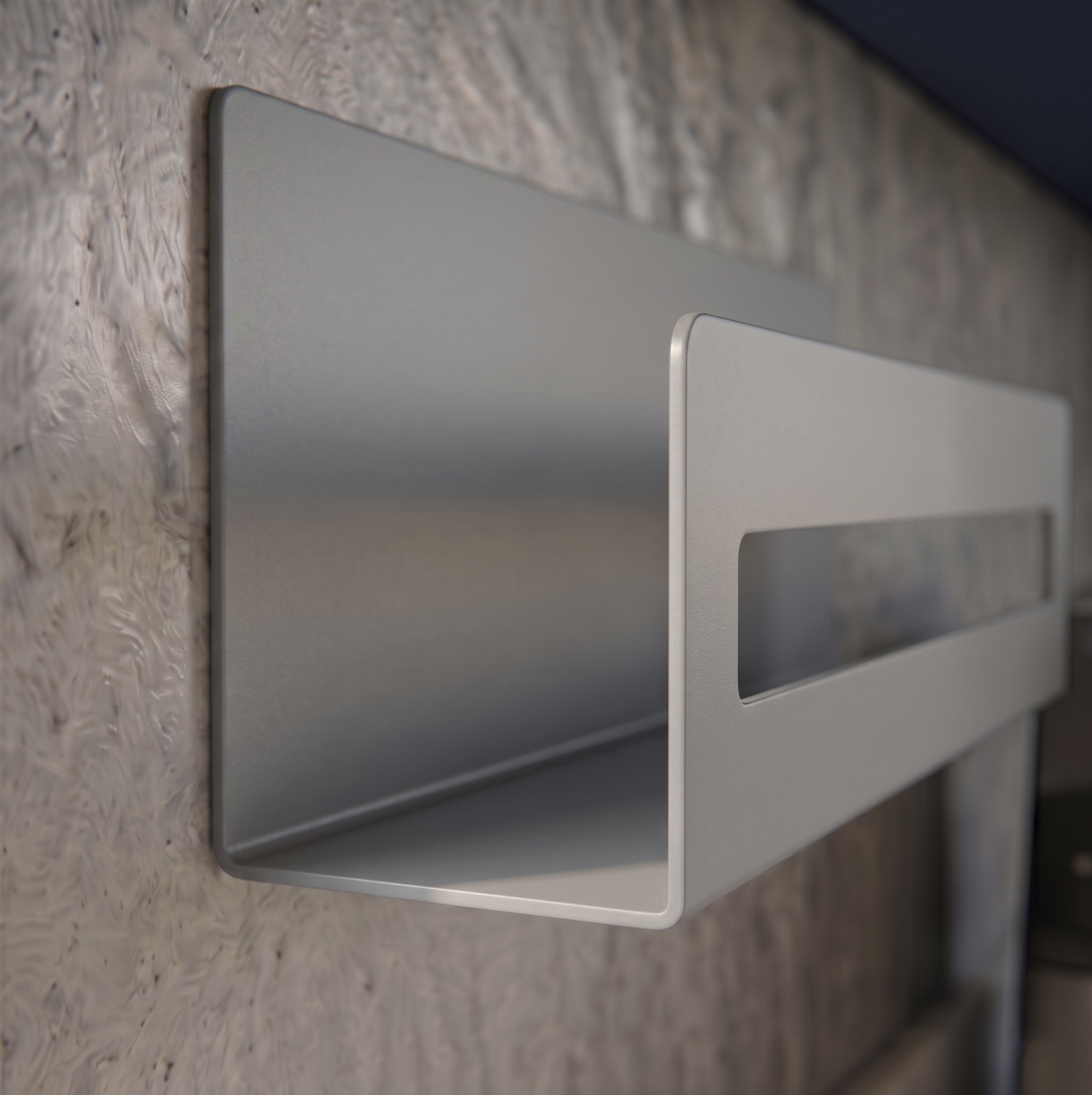 Modern Window Grey Galvaniz Metal Baharatlık - Fonksiyonel Düzen