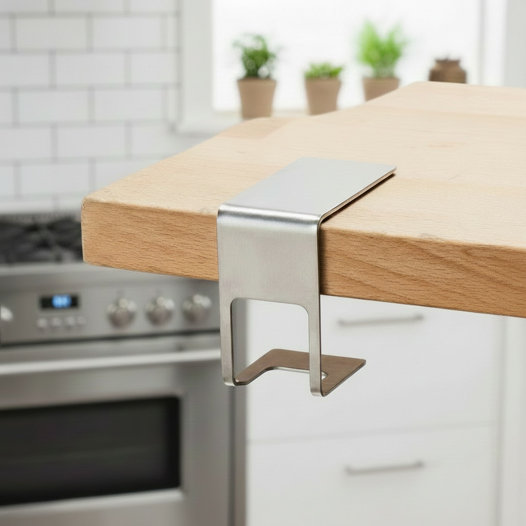 Adhesive Stainless Steel Under-Counter Bottle Holder