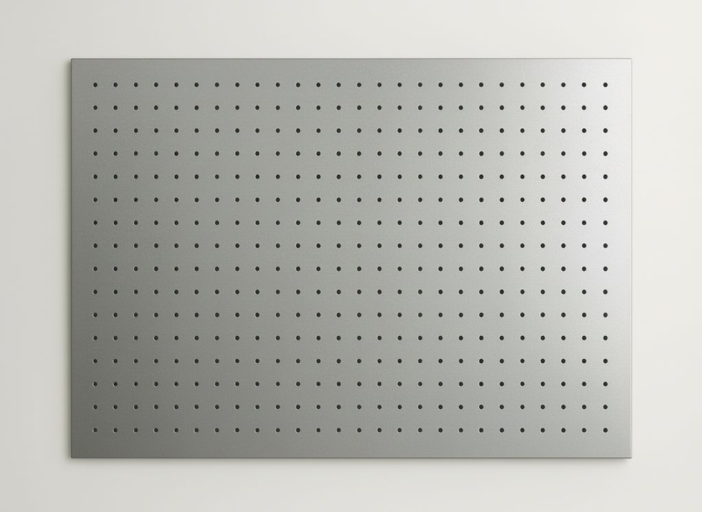 Light Gray Multi-Functional Pegboard