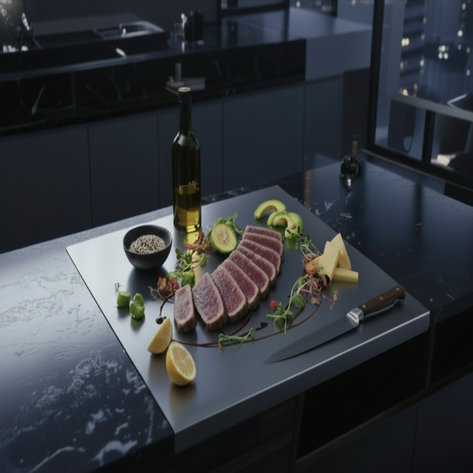 Premium Paslanmaz Çelik Mutfak Hazırlık Tablası – Çok Amaçlı Kullanım (50 x 60 cm)