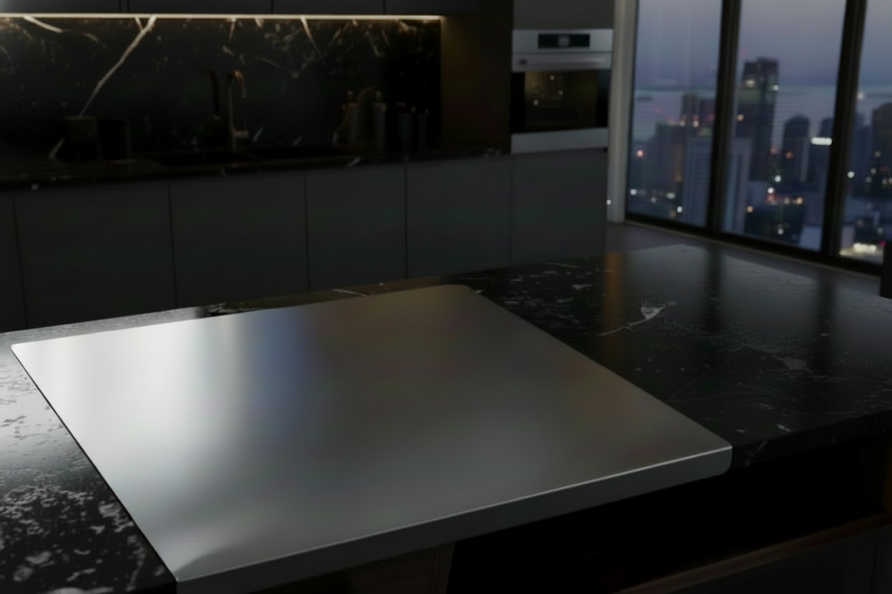 Premium Paslanmaz Çelik Mutfak Hazırlık Tablası – Çok Amaçlı Kullanım (50 x 60 cm)